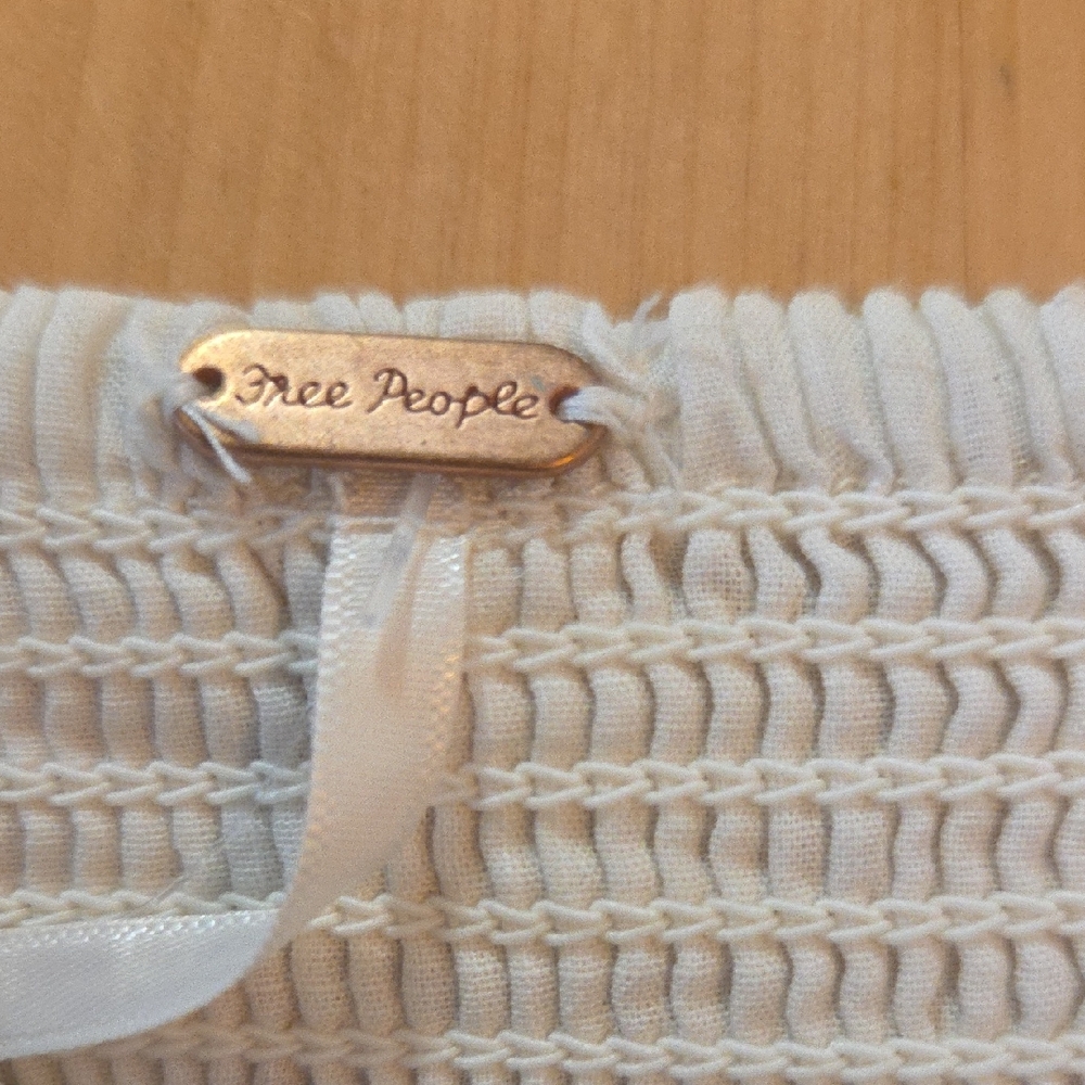 Free People Cream Dress